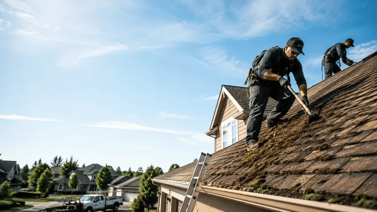 Roof Moss Removal in Frankfort, IN near me